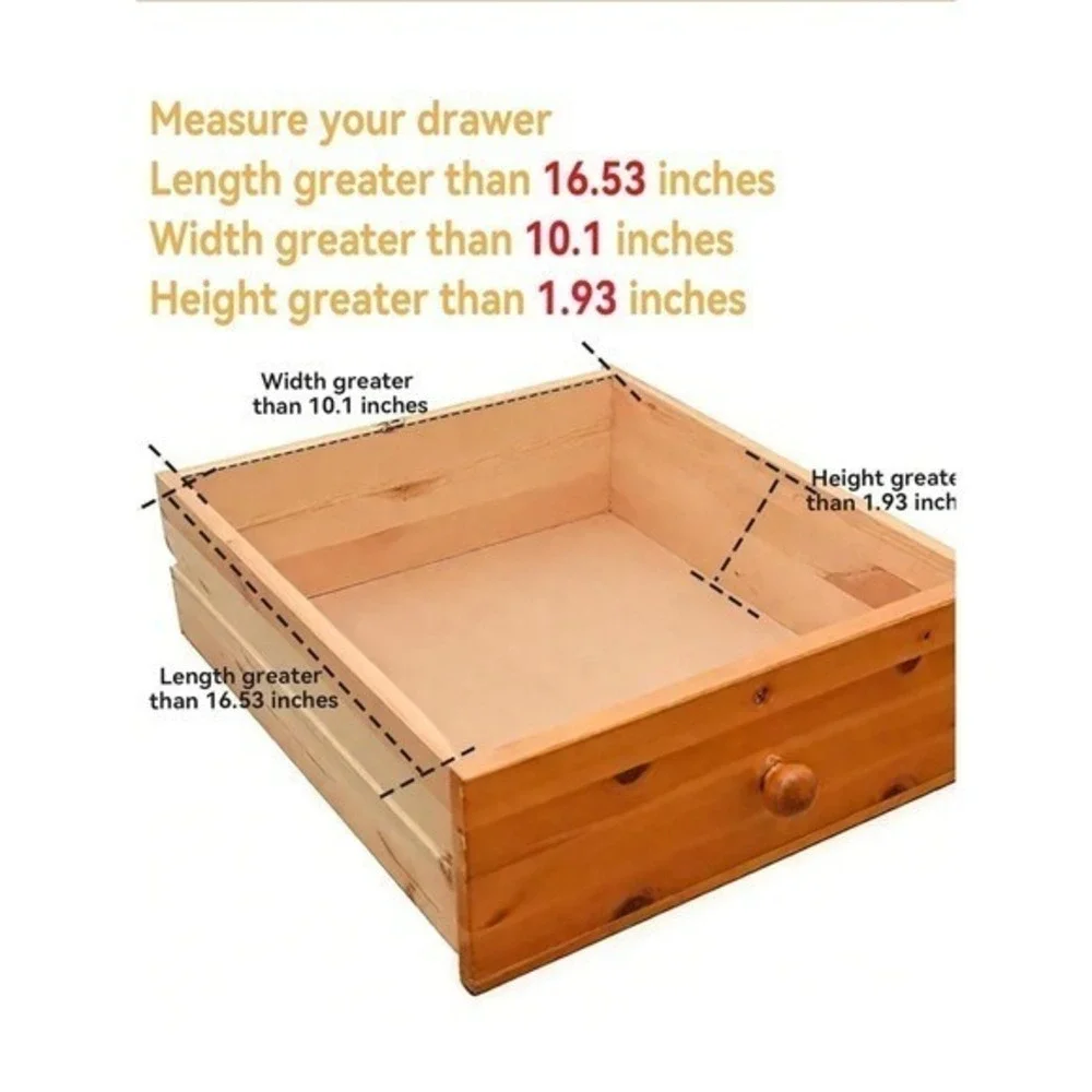 Yofidra pure  bamboo silverware drawer‎